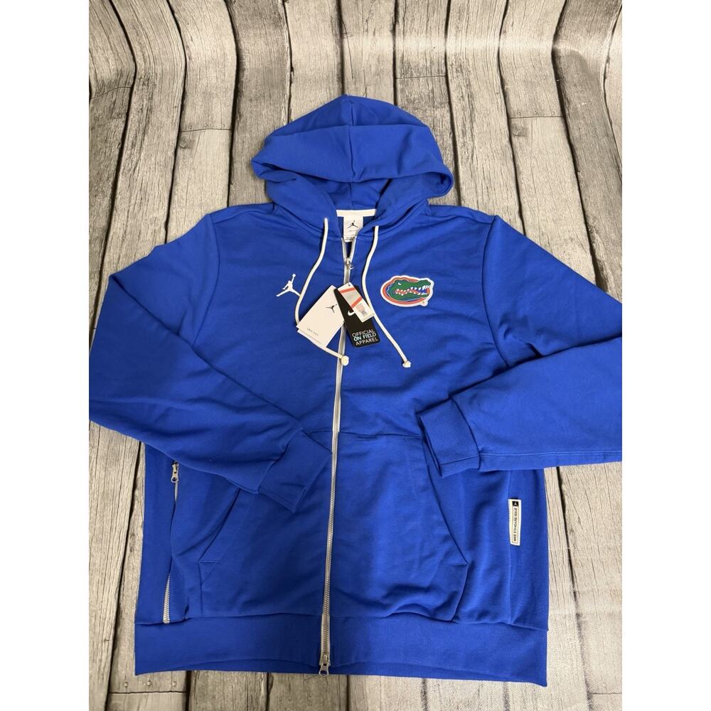 NWT Men’s Nike Jordan Florida Gators 2025 Sideline Dri-Fit Full-Zip Hoodie Large